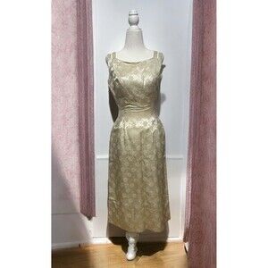 Vintage 1950s Dress Womens Size S-M Marilyn Monroe Look 50s Bolero Coat Pin Up